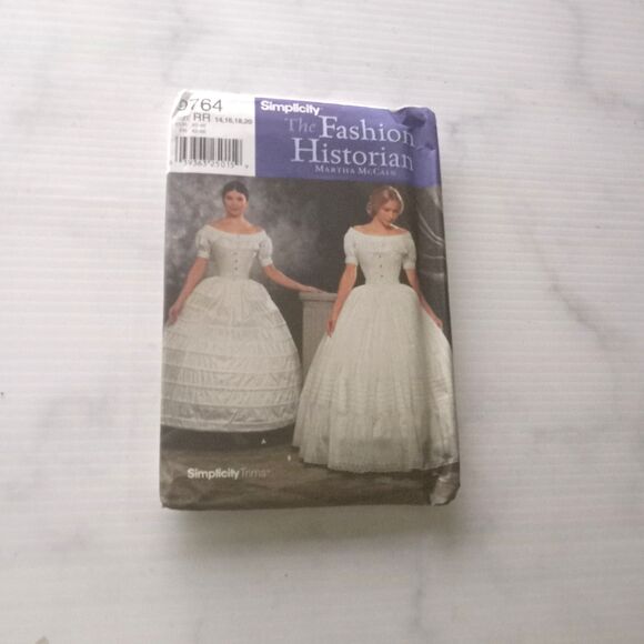 Simplicity The Fashion Historian Other - Simplicity 9764 RR Sewing Pattern Misses Costumes Petticoat 14-20 New Old Stock